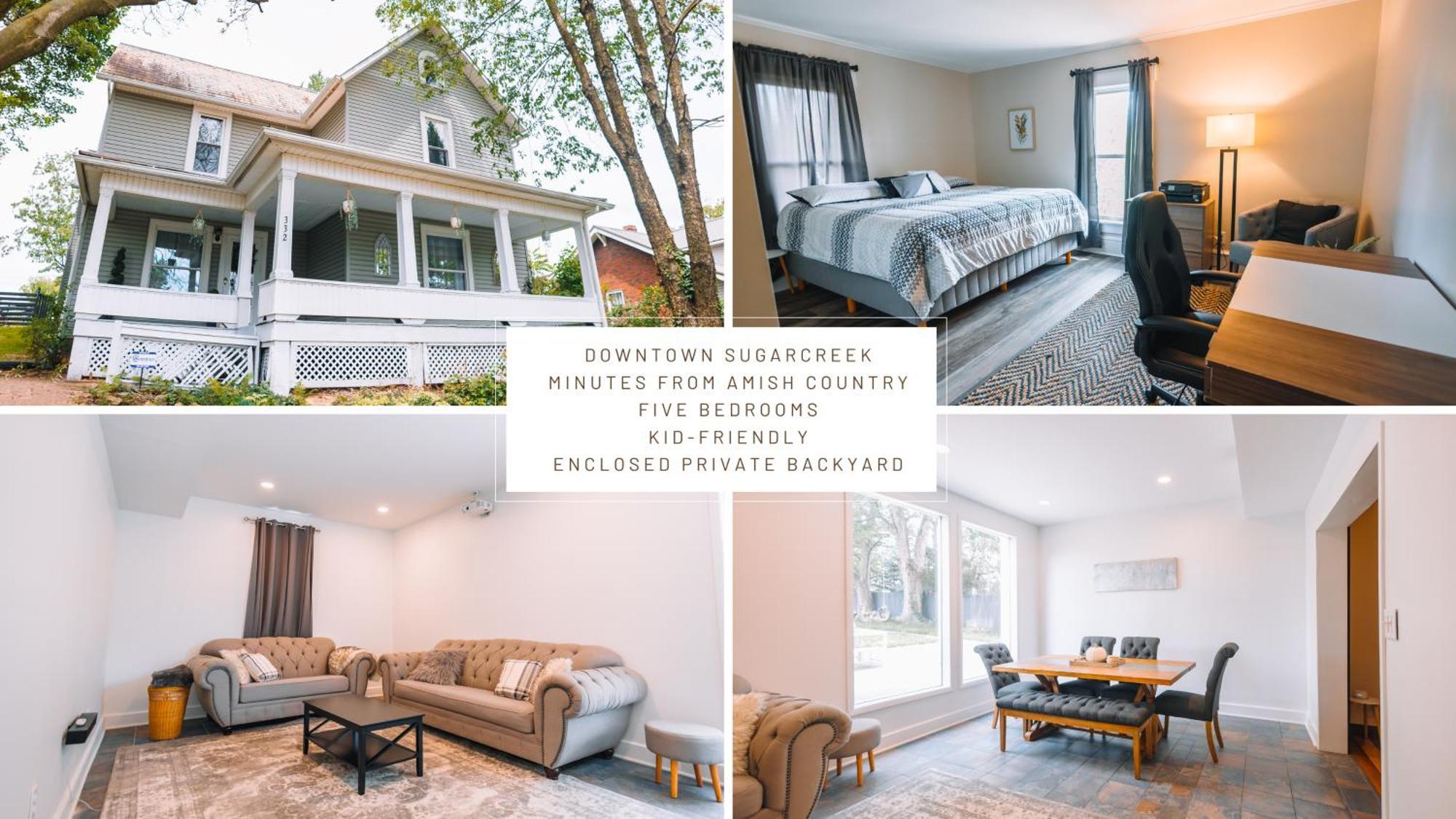 Downtown Escape Great For Large Families & Groups Villa Sugarcreek Eksteriør bilde